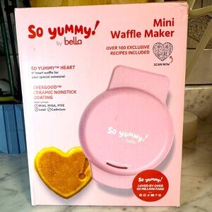 Mini Heart Waffle Maker